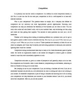 Esszék 'Essay about Competition', 1.                