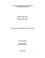 Kutatási anyagok 'European Union', 1.                