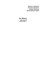 Kutatási anyagok 'Homereading. O.Henry "Stories"', 1.                