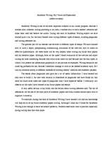 Esszék 'Academic Writing: My Views and Experience', 1.                