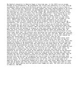 Esszék 'My Family: A Folkstory - An Exaggerated Version of the Actual History of My Fami', 1.                