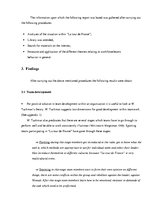 Kutatási anyagok 'Organizational Behavior ', 4.                