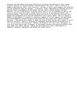 Esszék 'Brief contrast of Congress and Parliament', 1.                