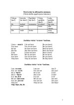 Összefoglalók, jegyzetek 'Modal Verbs, Asking Questions, Word Order in Affirmative Sentences, Pronouns Acc', 2.                