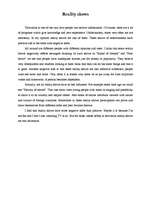 Esszék 'Reality shows', 1.                