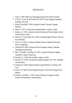 Kutatási anyagok 'Difficulties Mastering Reported Speech at Tertiary Level', 25.                