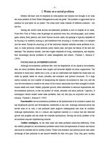 Kutatási anyagok 'Waste as a Social Problem', 8.                