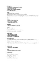 Összefoglalók, jegyzetek 'Stilistic Devices', 1.                