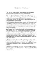 Összefoglalók, jegyzetek '"The Adventures of Tom Sawyer" by Mark Twain', 1.                