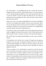 Esszék 'Women in 19th Century', 1.                