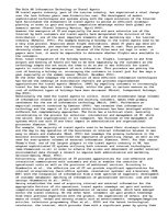 Esszék 'The Role Of Information Technology on Travel Agents', 1.                