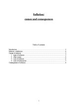 Kutatási anyagok 'Inflation: Causes and Consequences (inflācija)', 1.                