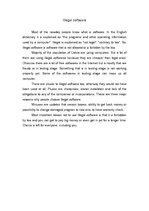 Összefoglalók, jegyzetek 'Illegal Software', 1.                