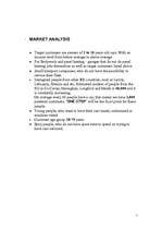 Üzleti tervek '"One Stop" Auto Service', 5.                