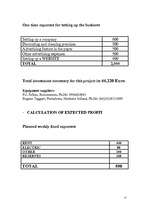 Üzleti tervek '"One Stop" Auto Service', 17.                