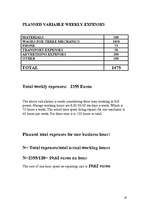 Üzleti tervek '"One Stop" Auto Service', 18.                