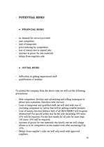 Üzleti tervek '"One Stop" Auto Service', 20.                