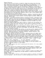 Esszék 'Chemical reations is an essay on chemical reactions in Chemistry.', 1.                