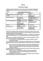 Összefoglalók, jegyzetek 'Marketing Strategies', 2.                