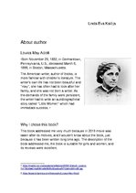 Összefoglalók, jegyzetek 'Book Report "Little Women"', 2.                