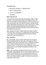 Összefoglalók, jegyzetek 'Book Report "Little Women"', 3.                