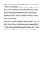 Esszék 'Why Is It so Hard to Learn Programming?', 2.                