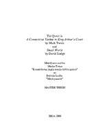 Záródolgozatok 'The Quest in "A Connecticut Yankee in King Arthur's Court" by M.Twain and "Small', 1.                