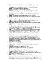 Összefoglalók, jegyzetek 'English for Lawyers', 8.                