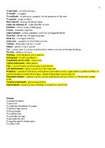 Összefoglalók, jegyzetek 'English for Lawyers', 27.                