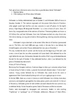 Esszék 'Halloween', 1.                