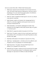 Kutatási anyagok 'Kinder Chocolate Marketing Strategy Analysis', 9.                