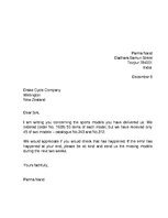 Minták 'Business Letters in English', 3.                