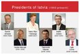 Prezentációk 'President of Latvia', 6.                