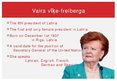 Prezentációk 'President of Latvia', 10.                