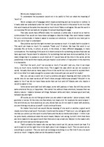 Esszék 'Words Are Charged Pistols', 1.                