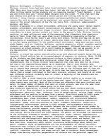 Esszék 'Behavior Development in Violence', 1.                