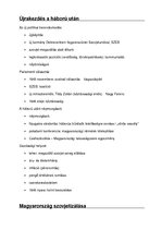 Összefoglalók, jegyzetek 'Történelem 1944-1989', 7.                