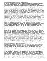 Esszék 'Transcend-Symbolists: A Joining of Two Philosophies', 1.                