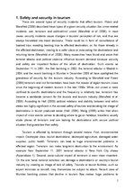 Kutatási anyagok 'Dealing with Security, Effect of Natural Disasters and Global Warming on Tourism', 5.                