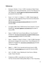 Kutatási anyagok 'Dealing with Security, Effect of Natural Disasters and Global Warming on Tourism', 12.                