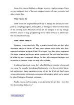 Kutatási anyagok 'Computer Virus', 2.                