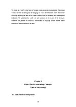 Kutatási anyagok 'The Major Word Constructing Concepts Used in Morphology', 13.                