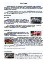 Prezentációk 'Muscle Car', 26.                