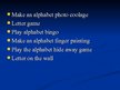 Prezentációk 'English for Specific Purposes Alphabet Teaching', 8.                