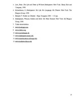 Kutatási anyagok 'Hate and Love in the William Shakespeare's "Romeo and Juliet"', 14.                