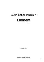 Kutatási anyagok 'Mein lieber musiker - Eminem', 1.                