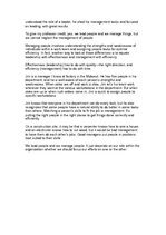 Összefoglalók, jegyzetek 'The Difference between Management & Leadership', 2.                