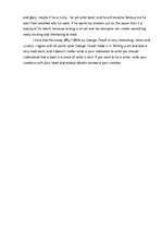 Esszék 'George Orwell "Why I write"', 4.                