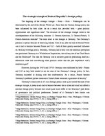 Esszék 'The Strategic Triangle of Federal Republic’s Foreign Policy', 1.                