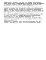 Esszék 'Enlightenment thinking and the Declaration of Independence.', 1.                